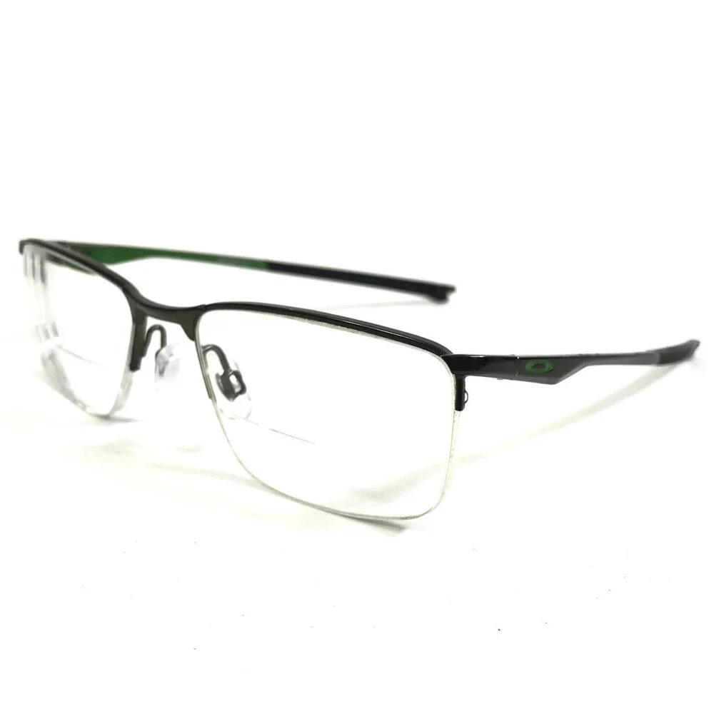 Oakley Eyeglasses Frames Socket 5.5 OX3218-0254 Satin Pewter Half Rim 54-18-138